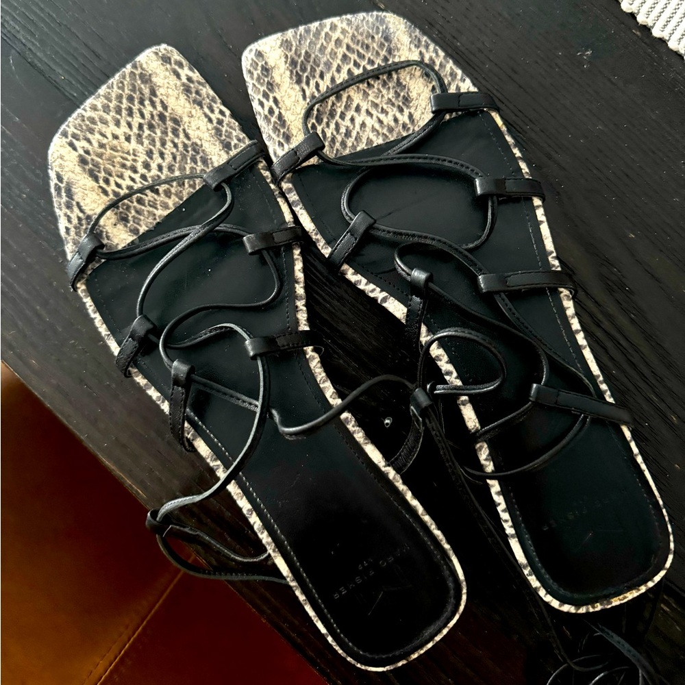 Marc Fisher Animal Print Sandals